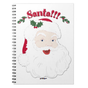 Cuaderno ¡Santa! Navidades de estilo vintage Santa