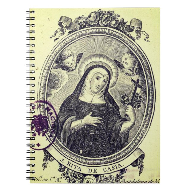 Cuaderno Santa Rita de Cascia (Frente)