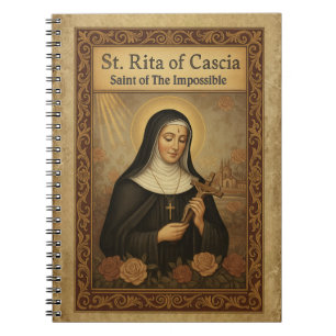Cuaderno Santa Rita de Cascia Santa de lo Imposible Católic