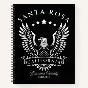 Cuaderno Santa Rosa Condado de Sonoma California Águila Vin