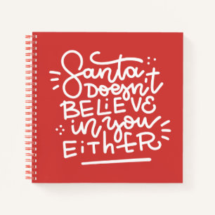 Cuaderno Santa tampoco cree en ti