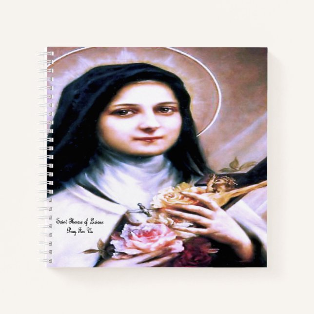 Cuaderno Santa Teresa de Lisieux Notebook (Anverso)