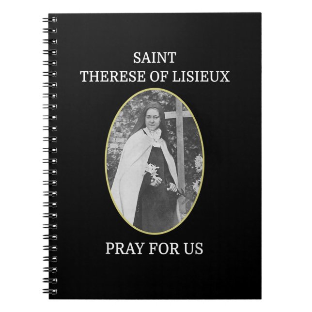 Cuaderno Santa Teresa de Lisieux T-Shirt Saint Flower (Frente)