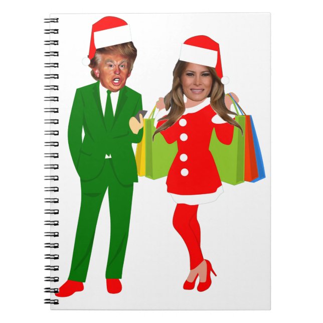 Cuaderno santa trump melania (Frente)