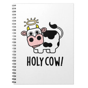 Cuaderno Santa Vaca Chiste de Animal Divertido