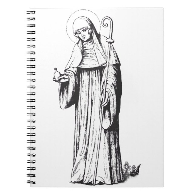 Cuaderno Santa Walpurga misionera medieval anglosajona (Frente)