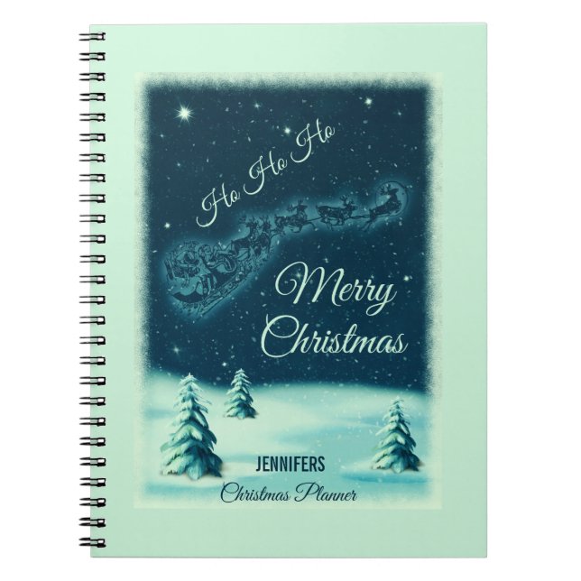 Cuaderno Santa y sus Navidades de renos (Frente)