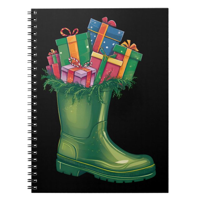 Cuaderno Santa's New Boots (Frente)