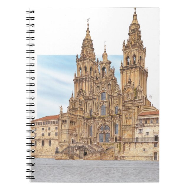 Cuaderno Santiago de Compostela. Façade occidental. España (Frente)