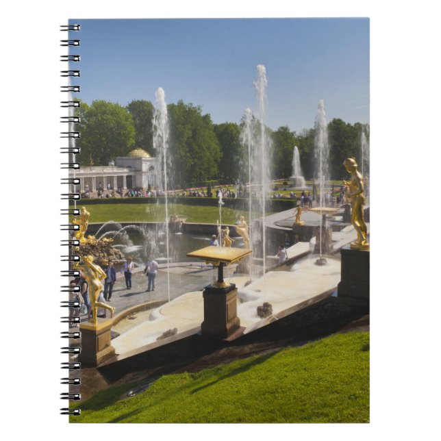 Cuaderno Santiago de Petersburgo, fuentes de la Gran Cascad (Frente)