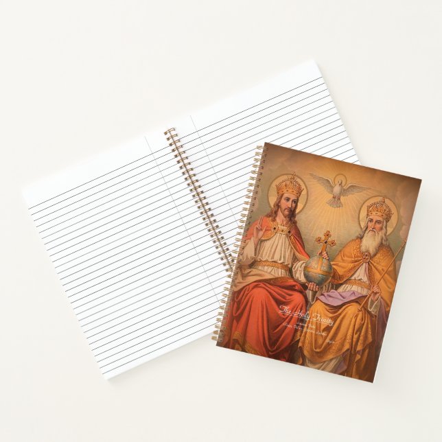 Cuaderno Santísima Trinidad con oración (Interior)
