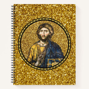 Cuaderno Santo Jesús Cristo Icono Ortodoxo