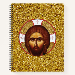 Cuaderno Santo Jesús Cristo Icono Ortodoxo
