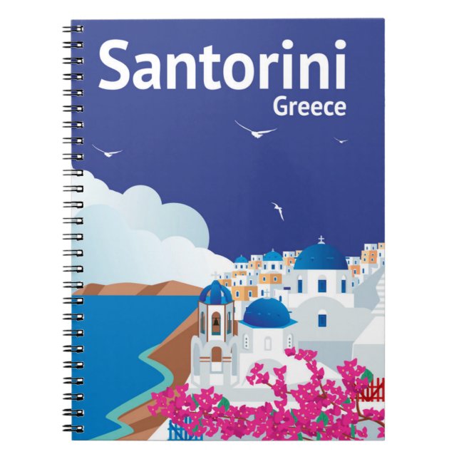 Cuaderno Santorini Grecia (Frente)
