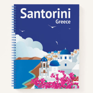 Cuaderno Santorini Grecia