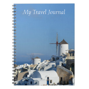 Cuaderno Santorini Travel Journal