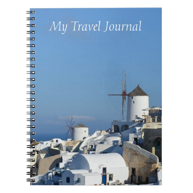 Cuaderno Santorini Travel Journal (Frente)