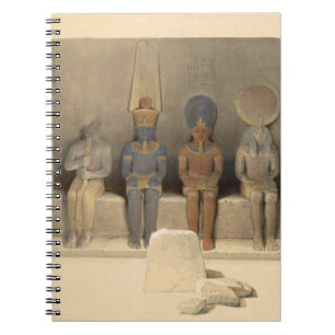 Cuaderno Santuario del templo de Abu Simbel, de "Egipto