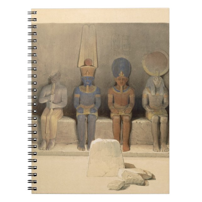 Cuaderno Santuario del templo de Abu Simbel, de "Egipto (Frente)