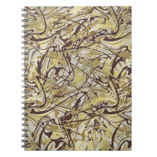 Cuaderno Santuario y Spa de Amor Propio Mármol Dorado Abstr