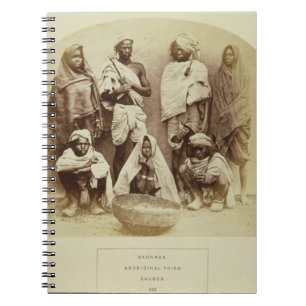Cuaderno Saonras, una tribu aborigen de Saugor, central