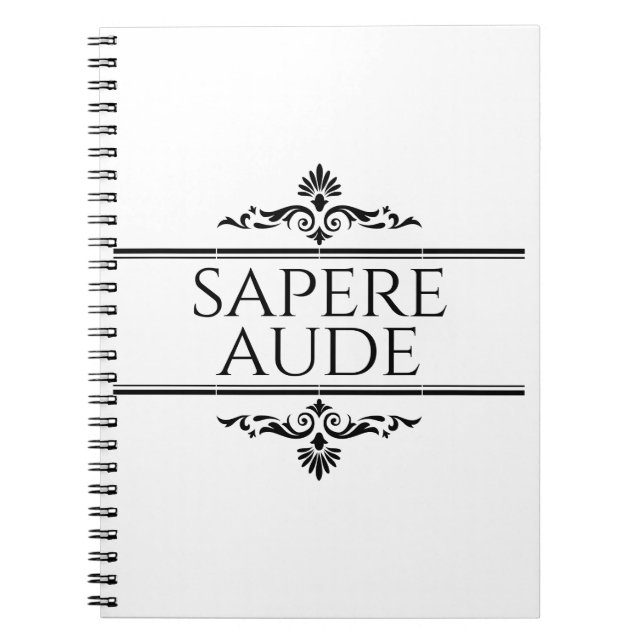 Cuaderno Sapere Aude (Frente)