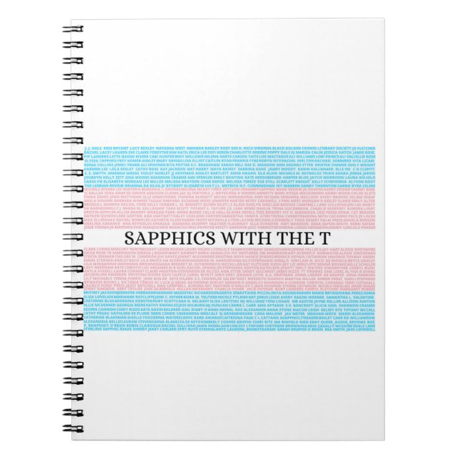 Cuaderno Sapphics con el portátil T 3.0 (Frente)