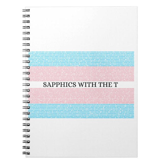Cuaderno Sapphics con el portátil T 3.0 (Frente)