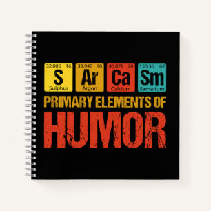 Cuaderno Sarcasmo Elementos primarios del humor