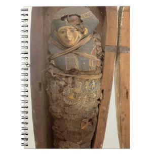 Cuaderno Sarcófago y cuerpo mummified de Psametik I (664-