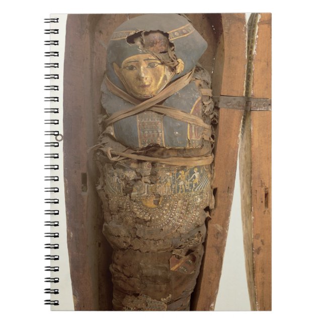 Cuaderno Sarcófago y cuerpo mummified de Psametik I (664- (Frente)