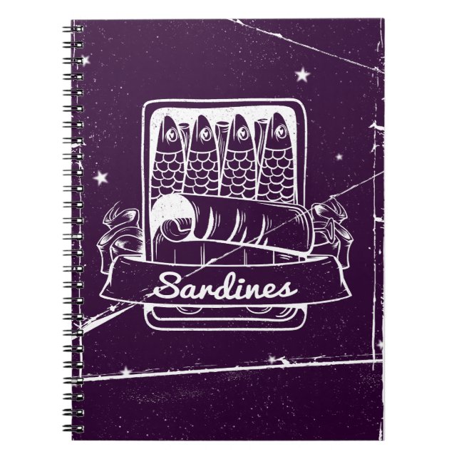 Cuaderno Sardinas en lata con problemas (Frente)