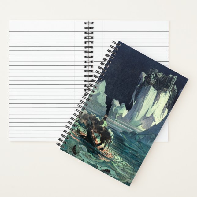 Cuaderno Sargazo Mar Grim Reaper y Hundimiento de Titanic (Interior)