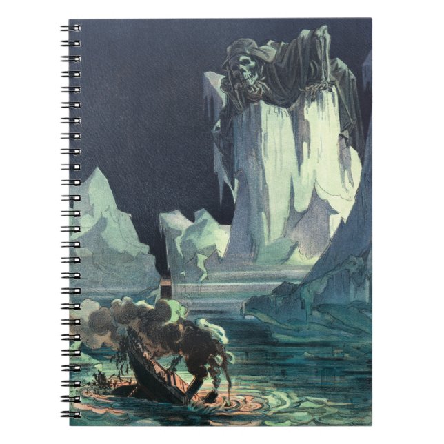 Cuaderno Sargazo Mar Grim Reaper y Hundimiento de Titanic (Frente)