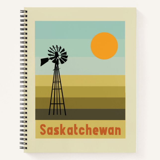 Cuaderno Saskatchewan Canada (Anverso)