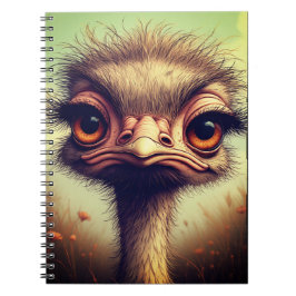 Cuaderno "Sassy Baby Emu" Spiral Notebook