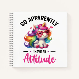Cuaderno Sassy tengo una actitud