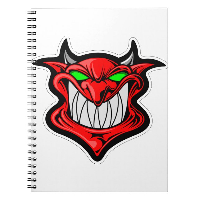 Cuaderno satan cabeza de personalizado demon (Frente)