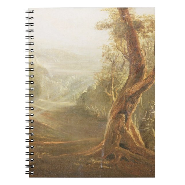 Cuaderno Satan que comtempla Adán y a Eva en paraíso, de (Frente)