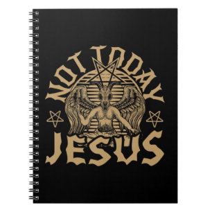 Cuaderno Satanás de Baphomet Satanic No Hoy Jesús Tank TopI