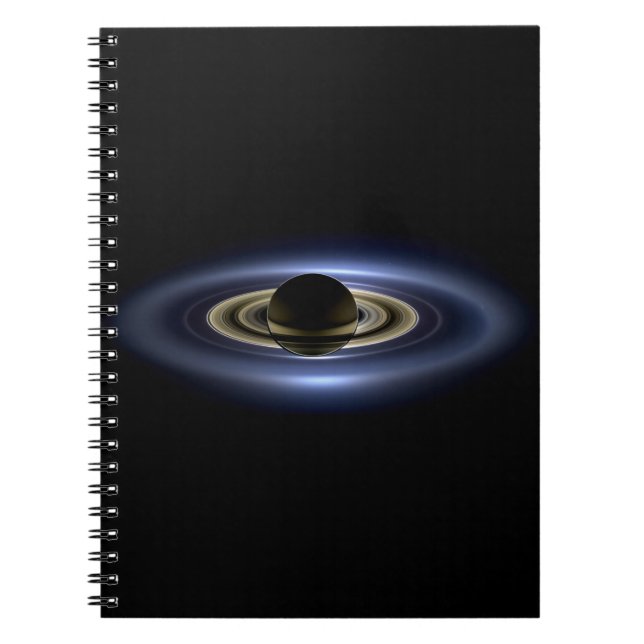 Cuaderno Saturno eclipsó al Sol desde el orbitador Cassini (Frente)
