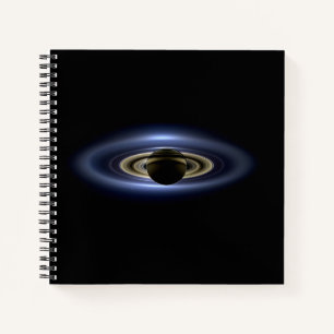 Cuaderno Saturno eclipsó el sol por el orbitador de Cassini