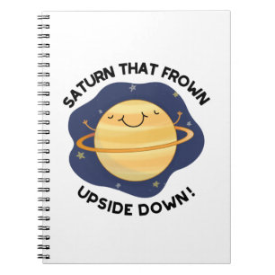 Cuaderno Saturno Que Frunce El Ceño Al Revés Planeta Divert