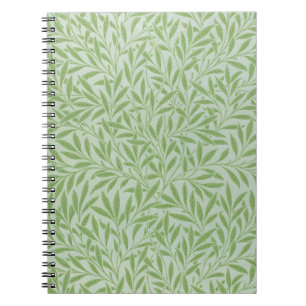 Cuaderno Sauce clásico verde de William Morris Willow Flowe