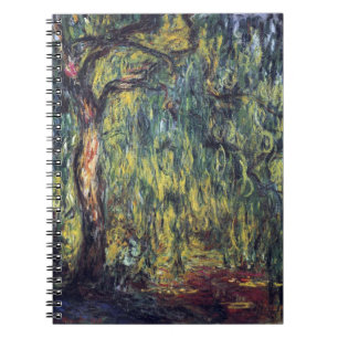Cuaderno Sauce llorón de Claude Monet, Arte fino vintage
