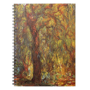 Cuaderno Sauce llorón de Claude Monet, Arte fino vintage