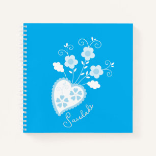 Cuaderno Saudade significa que te echo de menos el corazón