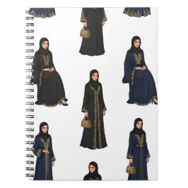 Cuaderno Saudi Women in  Abayas