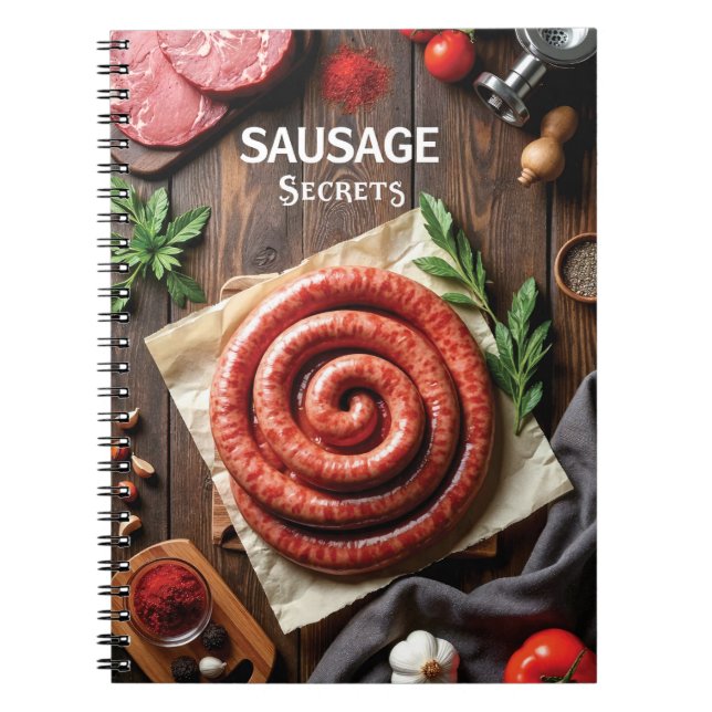 Cuaderno Sausage Making Recipes (Frente)