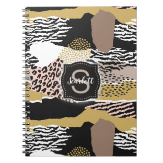 Cuaderno Savannah con Personalizado Monograma y nombre